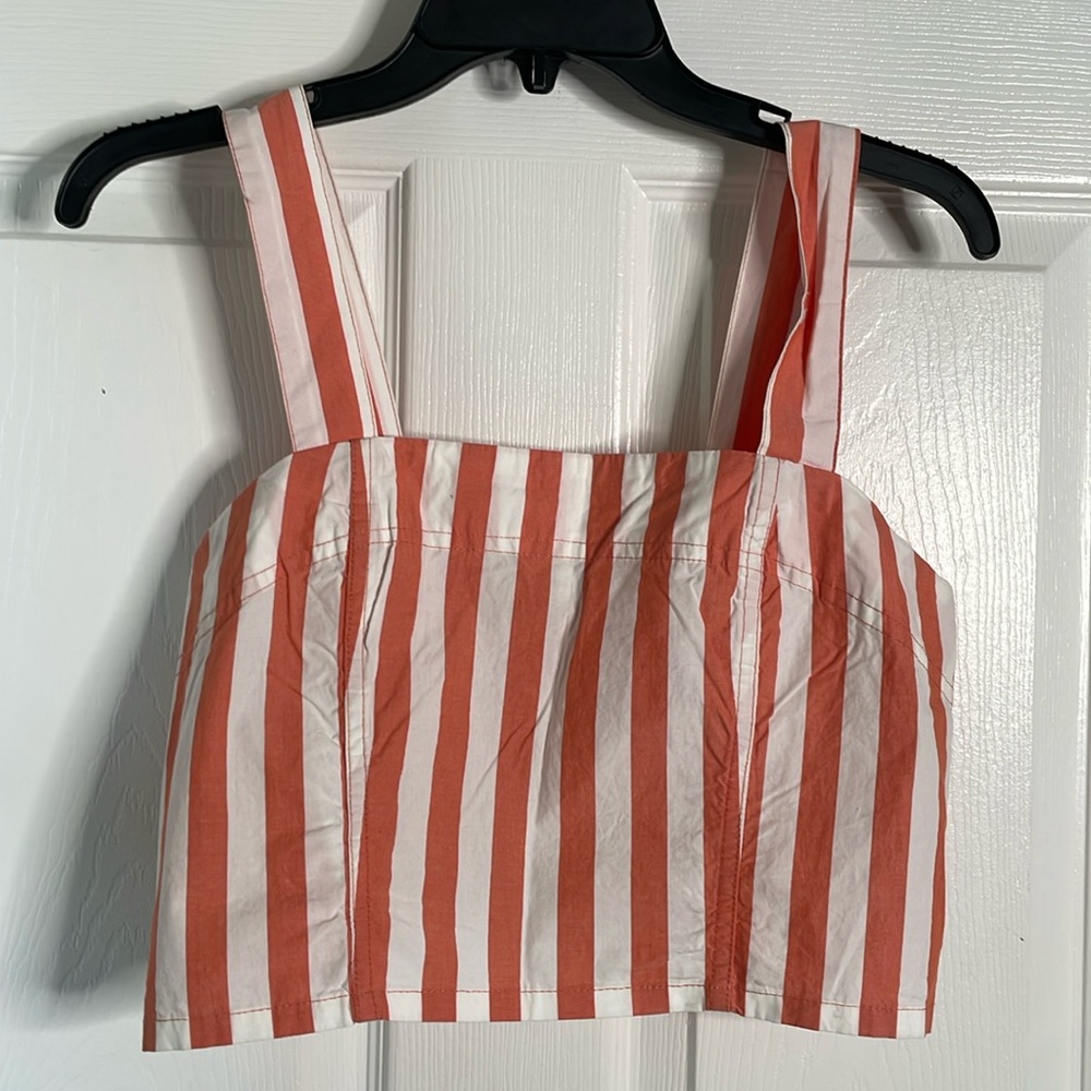 NWT Kensie jeans striped tank crop top